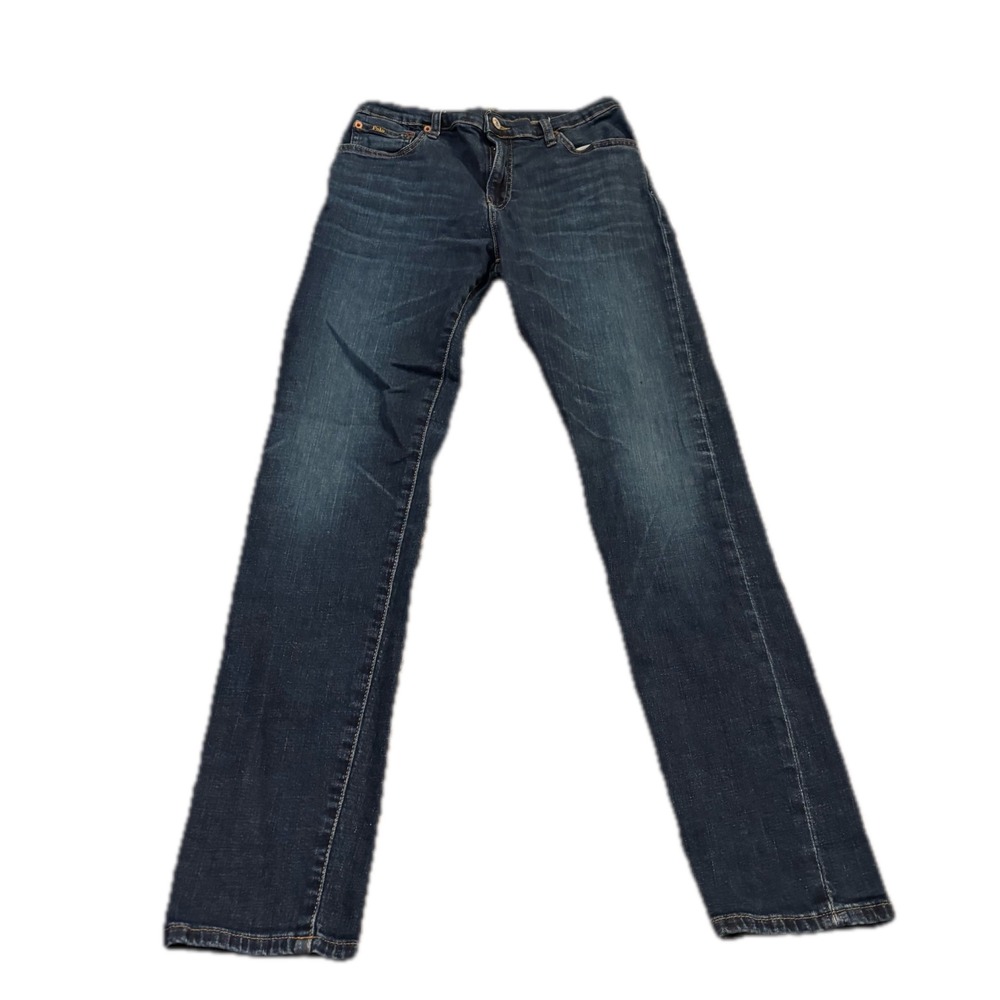 Polo Ralph Lauren Sullivan Slim Boys Jeans Size 18 Dark Wash Denim Pants